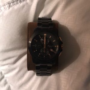 Kenneth Cole Black Stainless Steel Watch